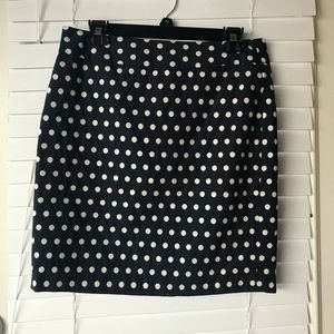 🙃NEW! {Banana Republic} polka dot print skirt